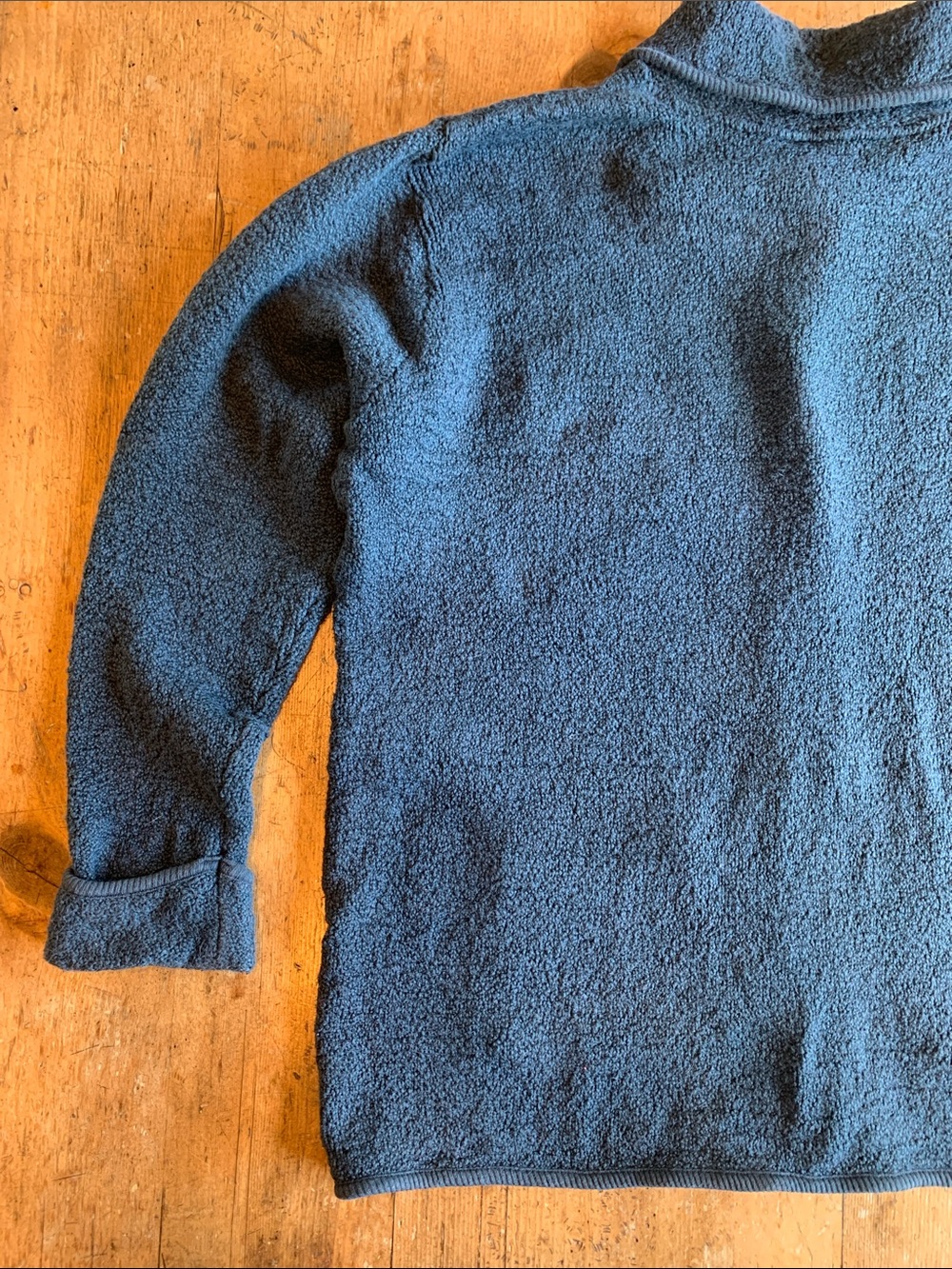 PA Company 1990’s Women’s Navy Blue Button-Up Cotton Cardigan - Picture 7 of 16